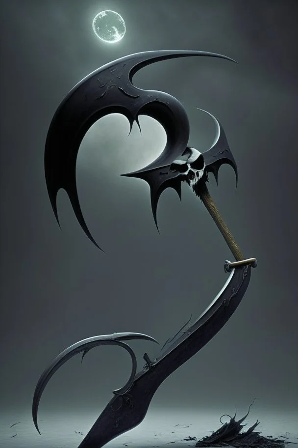 black big scythe