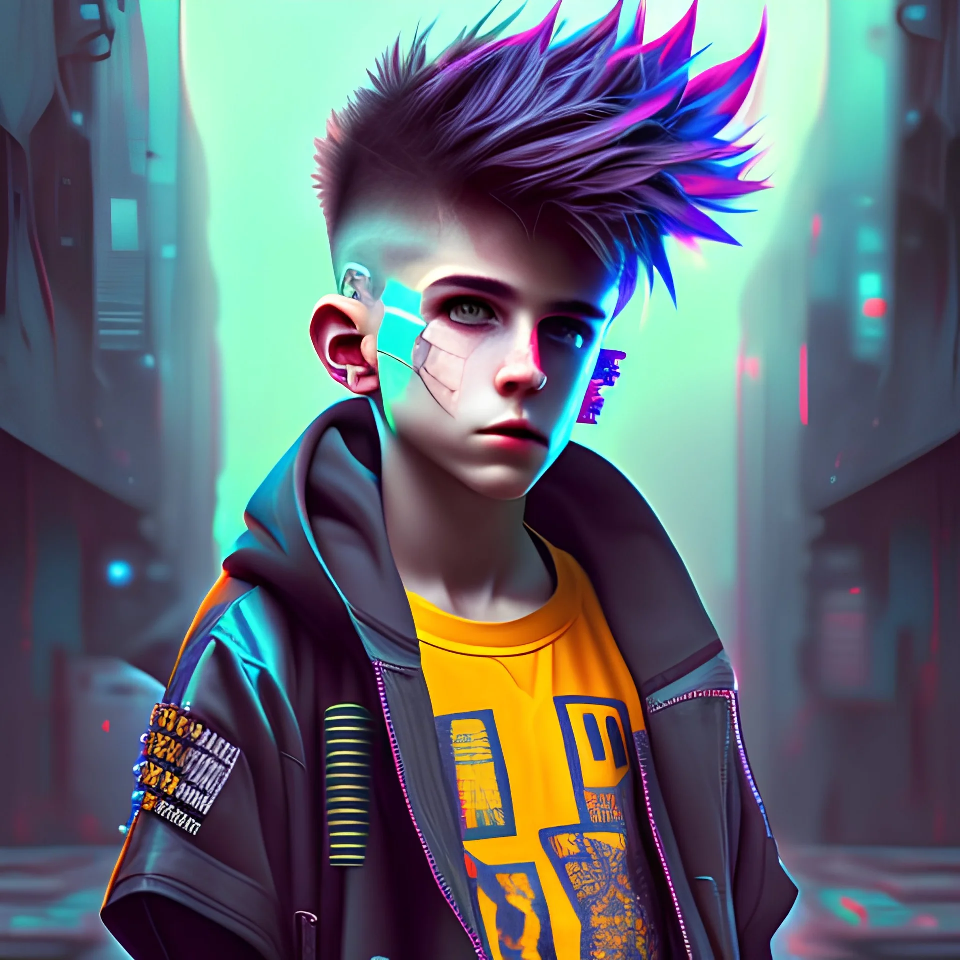 The cyberpunk boy