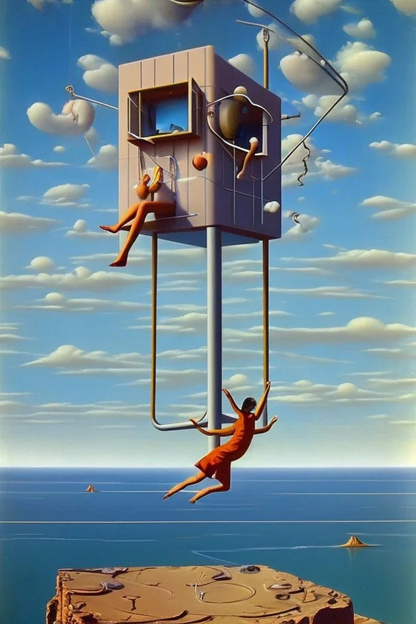 The secret fear that somebody somewhere is actually having fun; surrealism