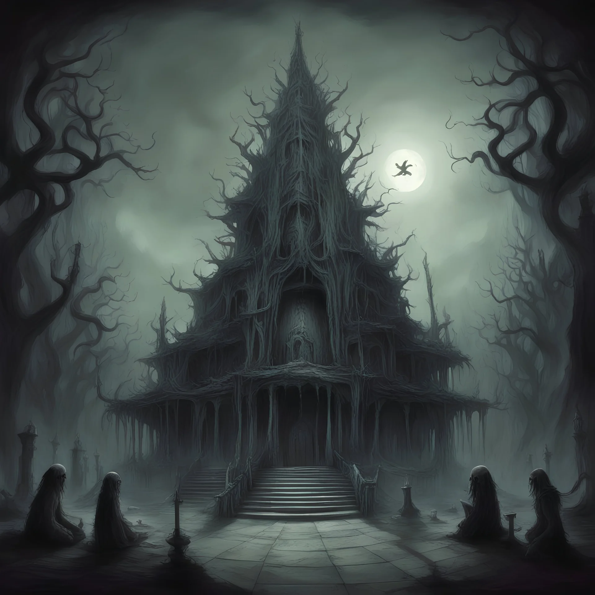 A place for a cult to congregate in, consecrated in Lord Dagon's name, in creepy pasta style