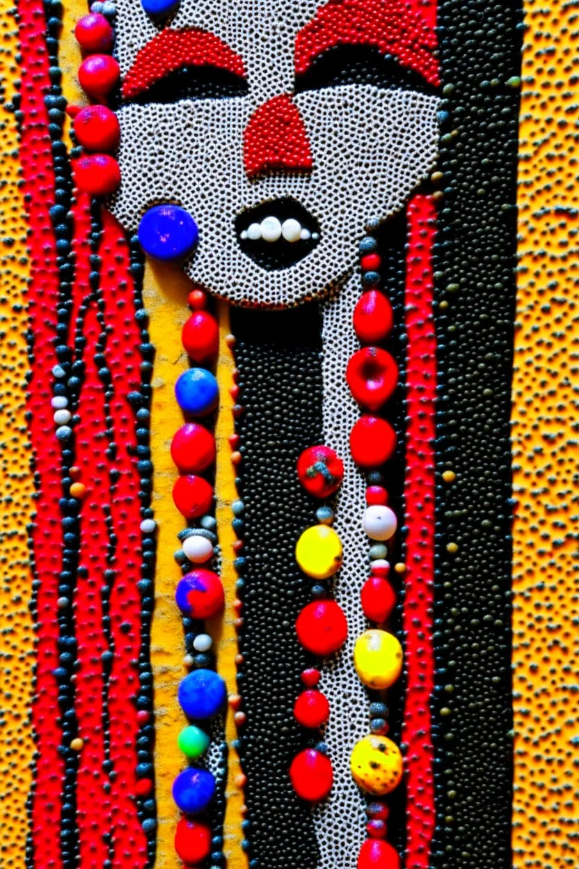 "Boo-Boo-Boo"; Bauhaus; Street Art; beads