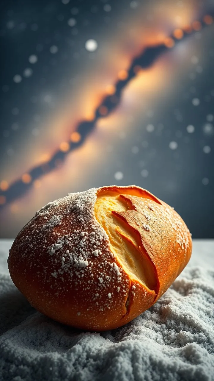 A comet looks like French Baguette