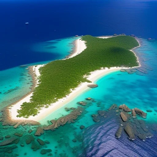 Virgin Islands National Park, U.S. Virgin Islands,aerial view,extremely detailed digital painting, high resolution,8k, realistic, beautiful, volumetric lighting, mystical colors ,perfectly centered image, perfect composition, rim light, beautiful lighting,masterpiece, stunning scene, raytracing, anatomically correct, in the style Van Gogh and robert e howard and Ken Kelley and Ohrai Noriyoshi and Simon Bisley and tomzj1.