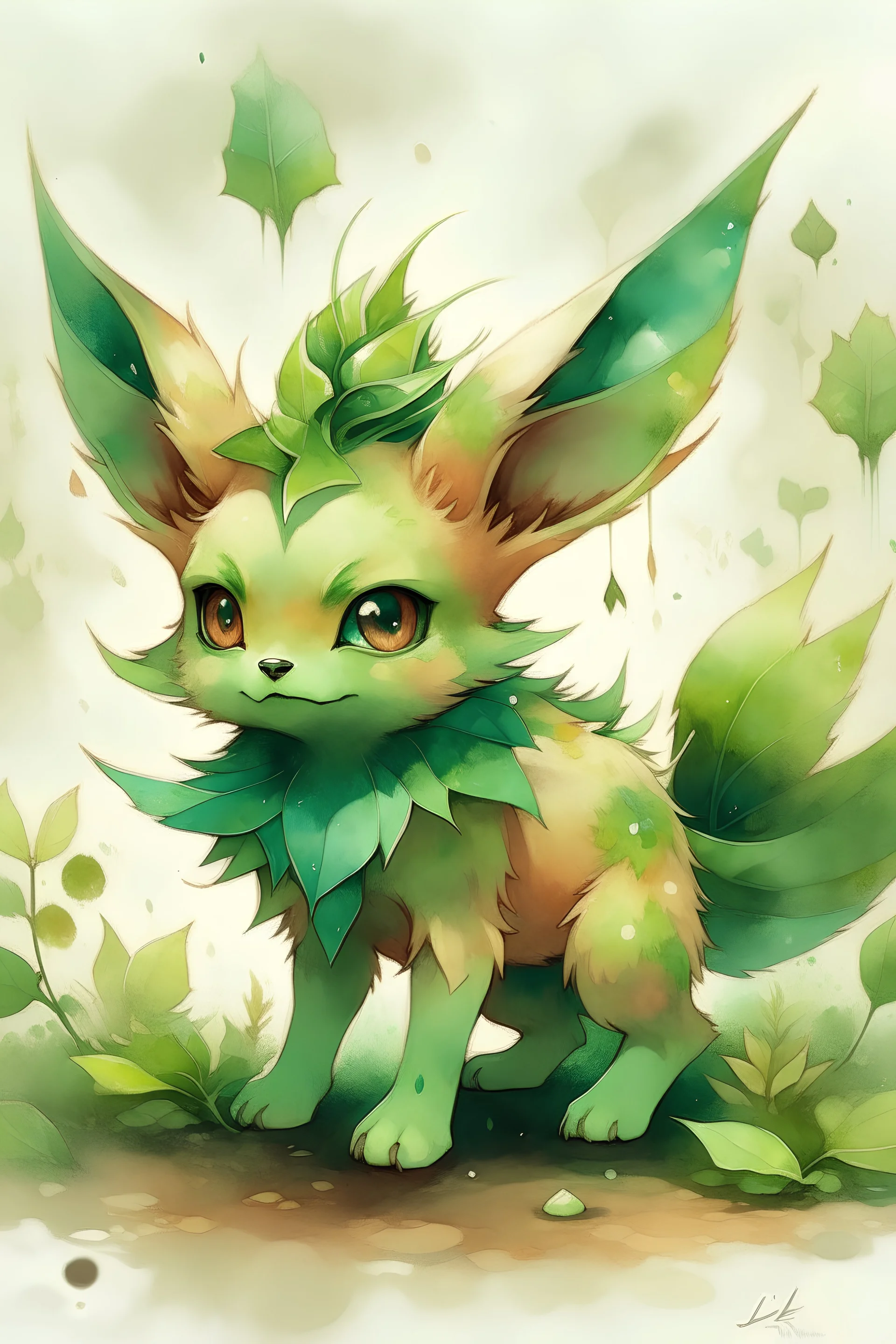 Leafeon by Kimiya Masago