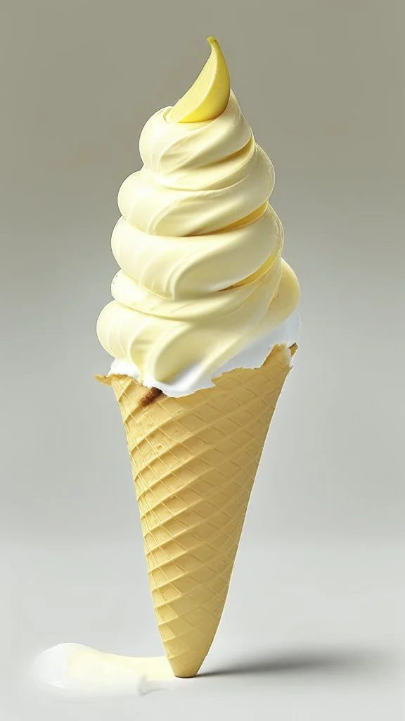 Banana Ice cream cone