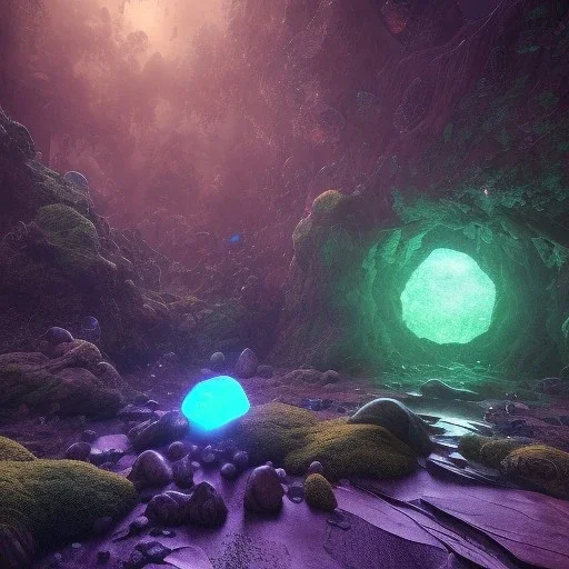 hedjuk, crystalline, renderin, room, cosmic, opalescent, 100mm, opalescent, gemstones, crystals, object, unworldly rocks, moss,bright,crystals,glass,space suit, atmospheric, realistic, cinematic lighting,unreal engine 5,LMS,3D digital art,