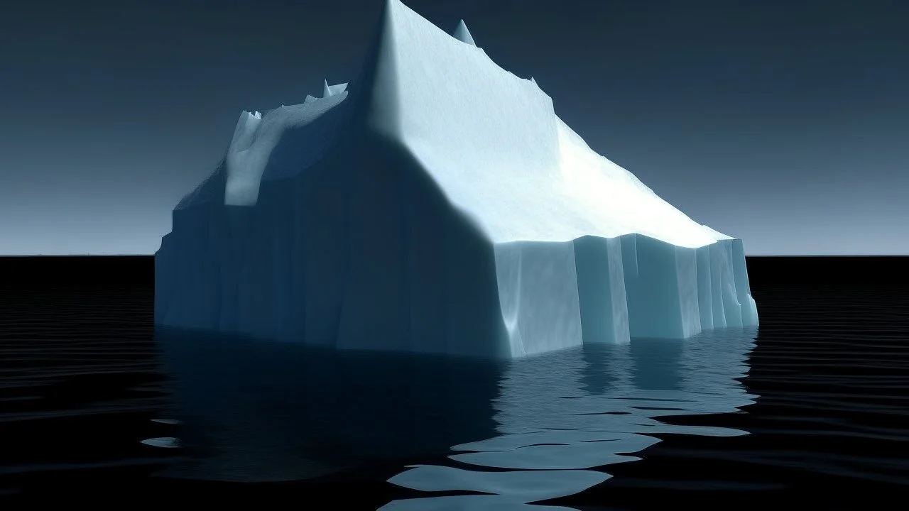 Complete iceberg.