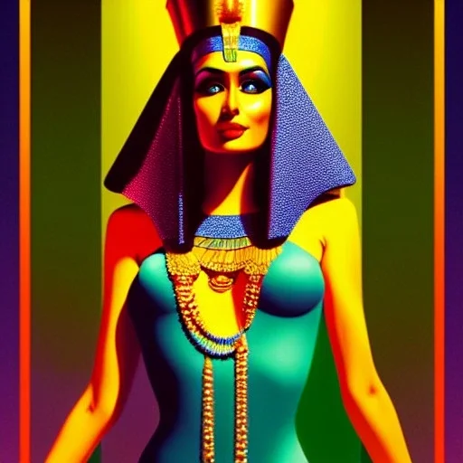 fullbody Drawing of 'beautiful,skinny, tall, busty cleopatra ',egypt,palace, intricate detail,andrea bonelli,Kilian Eng,Ohrai,evan lee,Aleksandr Sidelnikov,KyuYong Eom,toned colors,16k