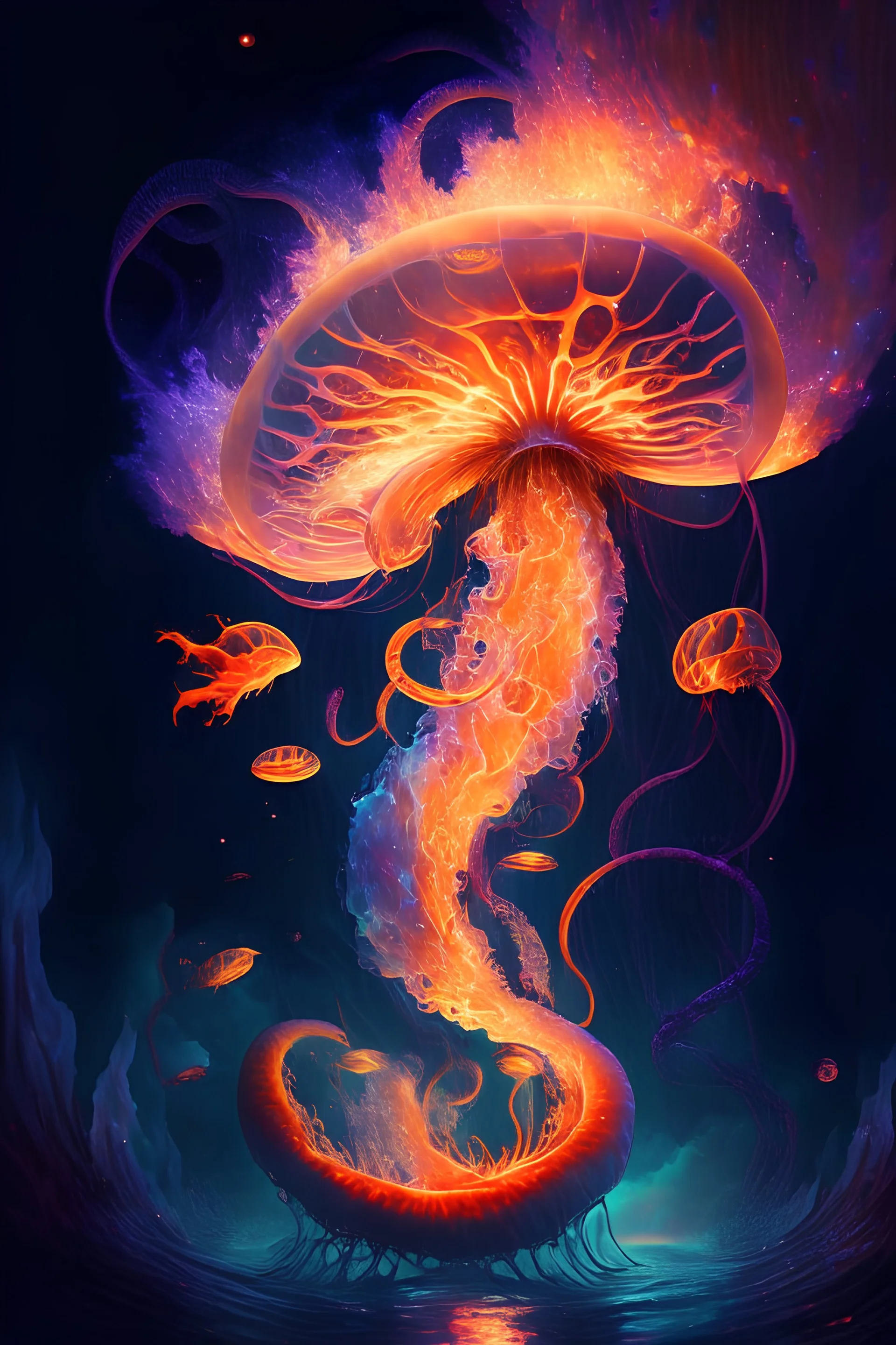 fire rides, wonderlands, mytstic spiral, jellyfish,