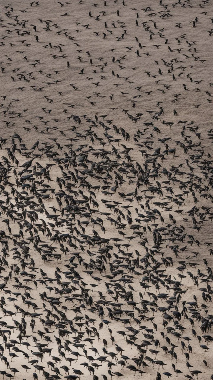 Many birds above the Kaaba