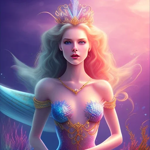 Beautiful princess mermaid