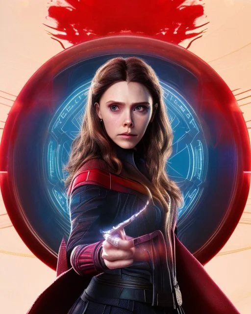 Feiticeira Escarlate, wanda maximoff, Elizabeth Olsen pôster Doutor Estranho 2