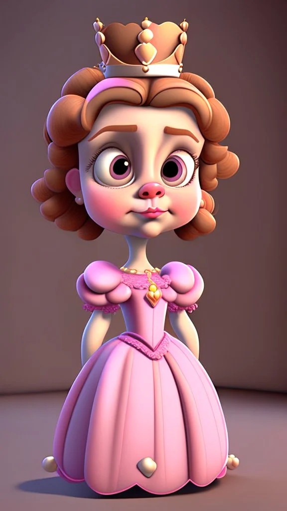 Introduction to Princess Penelope, cartoon,3D