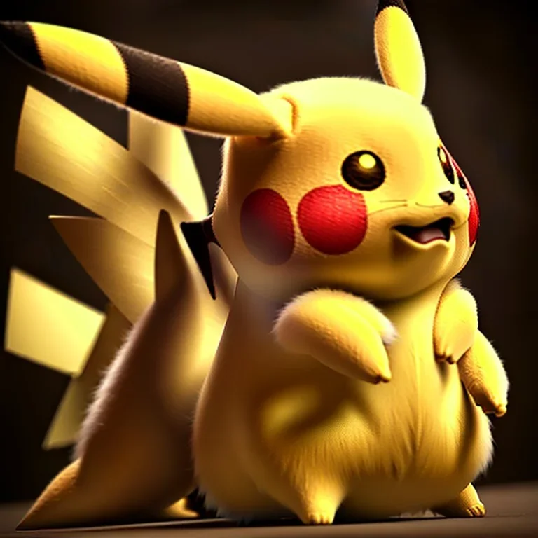 realistic pikachu