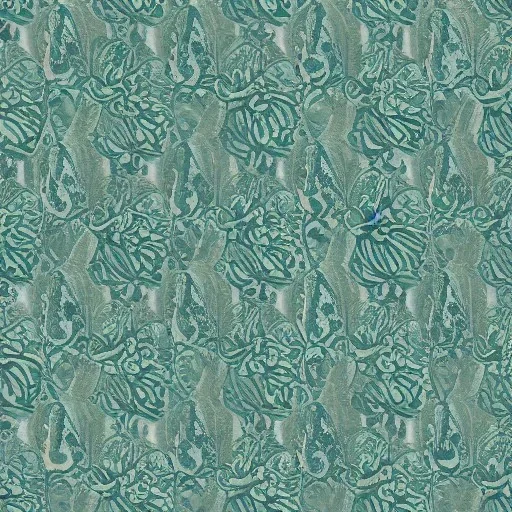 art abstrait vintage pattern en blue rose et vert sage