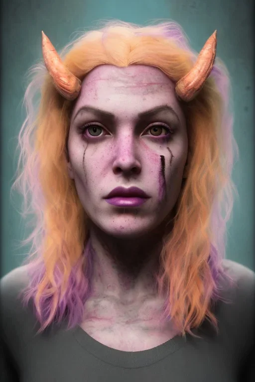 A portrait post-apocalypse of Lana Wachowski,transgender ,sin city, beauty,death,paranormal,eatheral,realistic,sharp,urple,red,fire,adorable,armaggedon,deep colours ,fire,purple,red,gold,dark,cinamatic,fantasy,demon,hell,sci-fi fantasy style, volumetric lighting, particales,highly detailed,cinamatic,ignore NSFW , masterpiece, best quality, black skinned, sparkling eyes, sun light, 8K, high