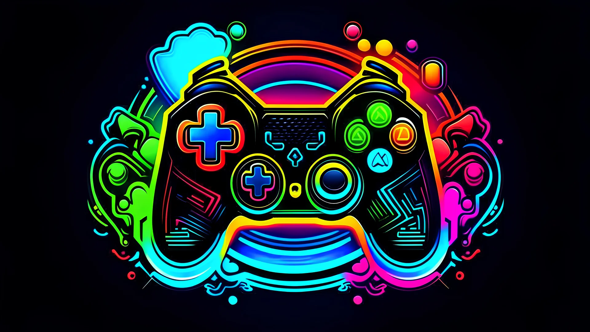 Logo for Gamer Gummy that has a sharp futuristic electronic look and feel with RGB-lighting that appeals to video gamers.