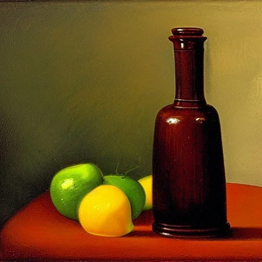 still life bottle