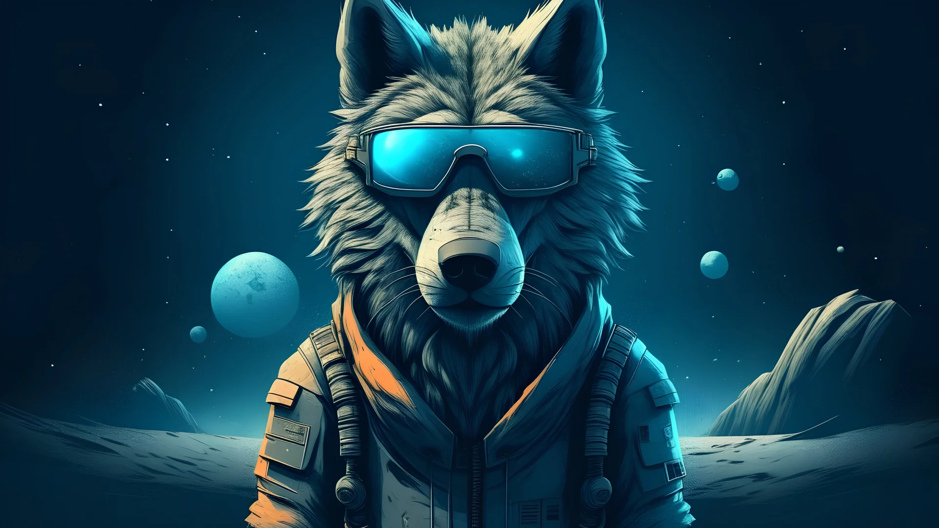 cool wolf