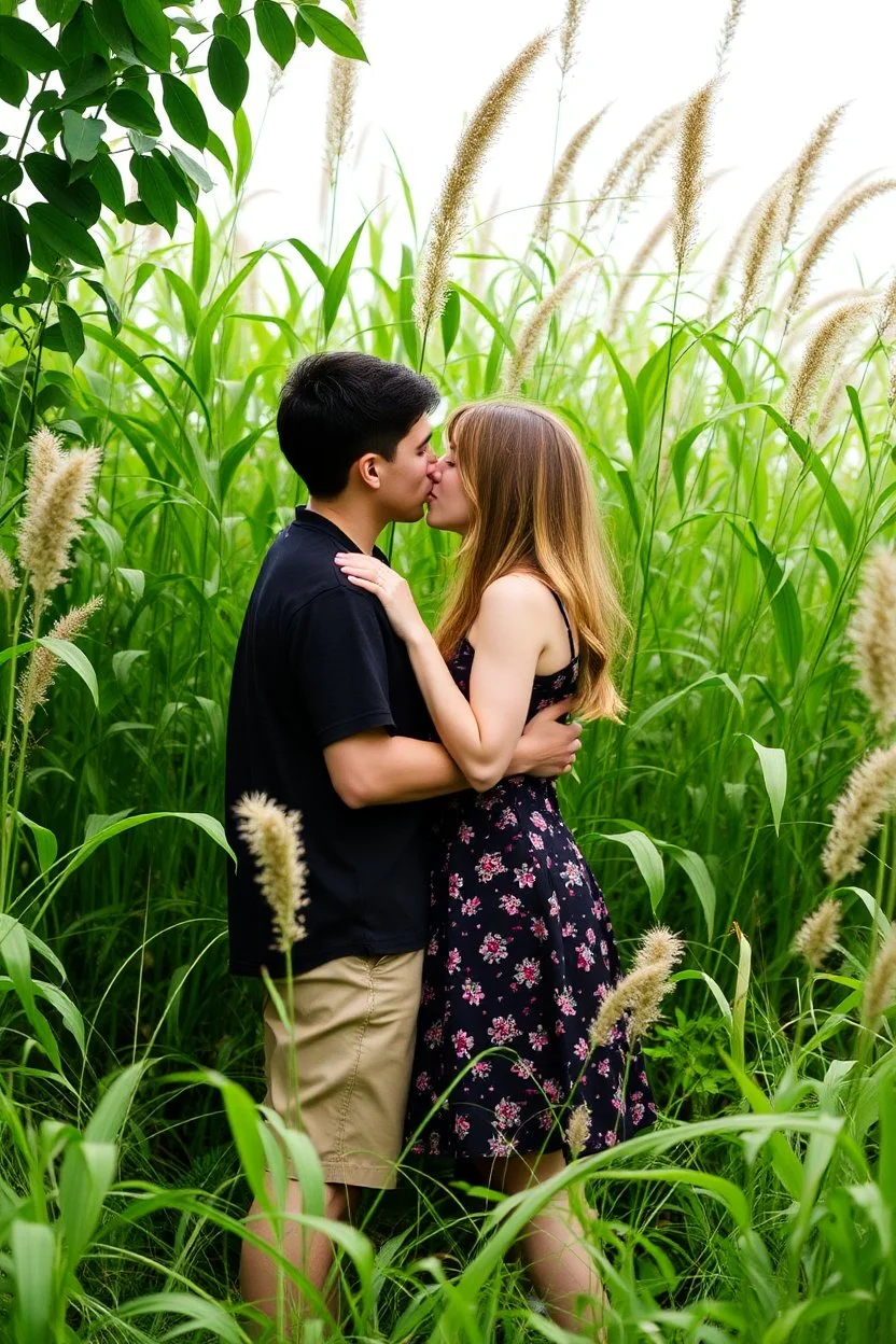 oh no instant love, green vegetation background