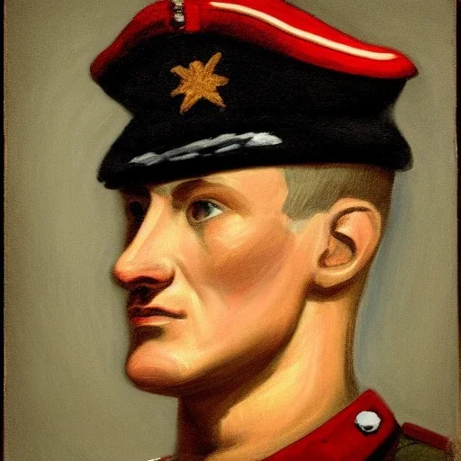 Soldier head portrait