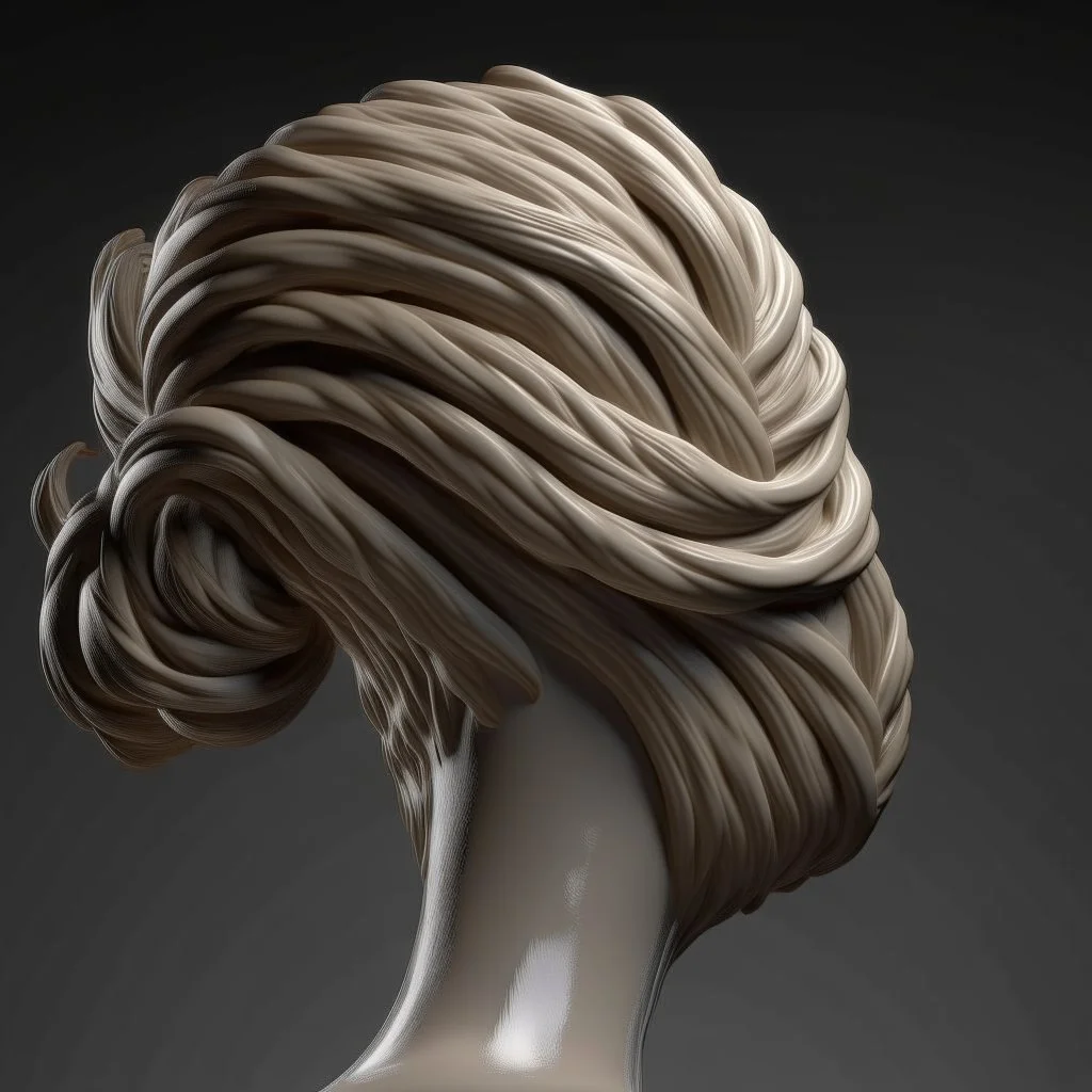 sculpted hair