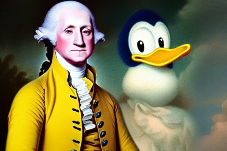 the child of George washington and donald Duck