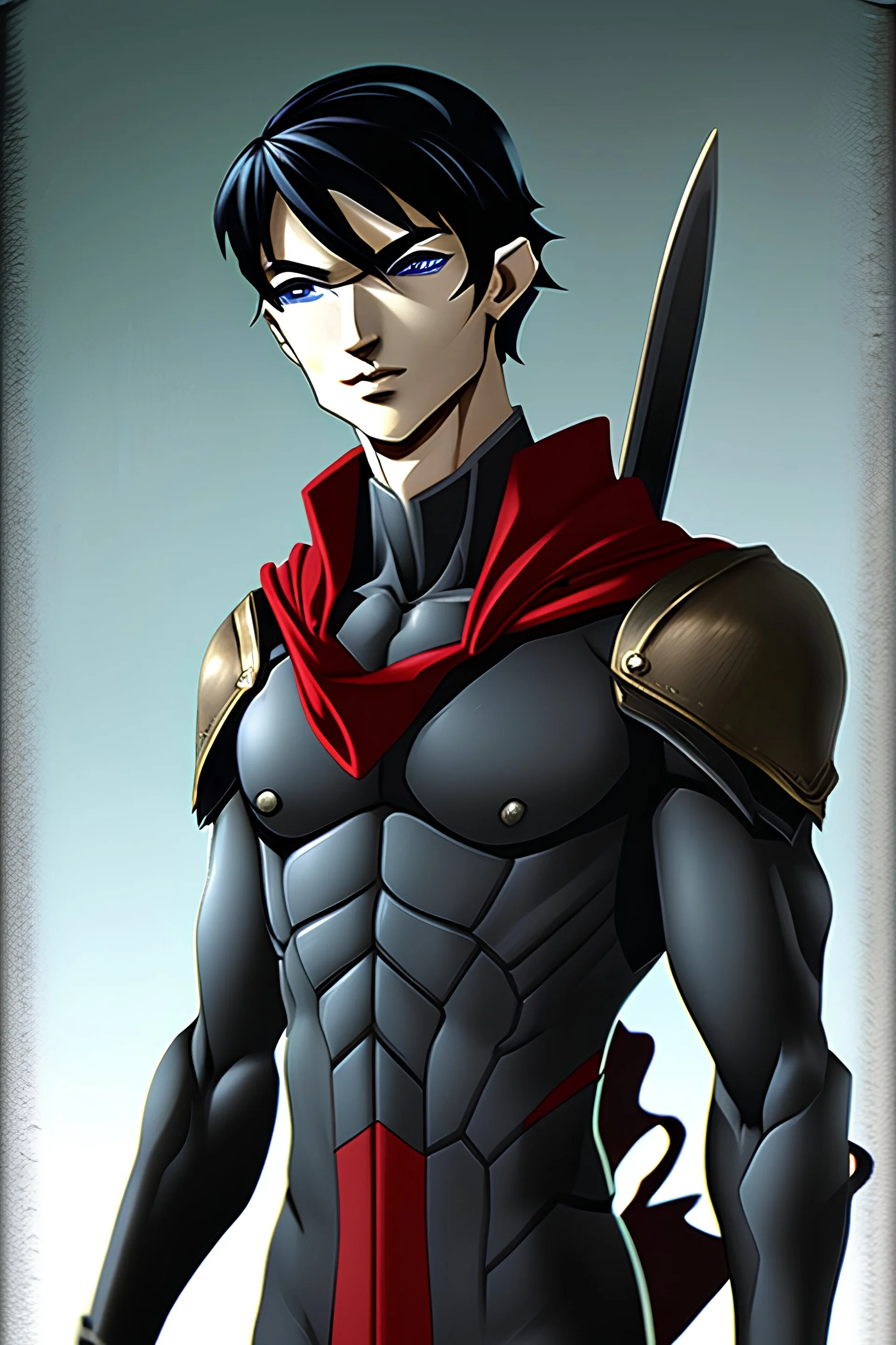 Dante is a young man in his early twenties. He has a lean, muscular build from his years of training with the fantasy faction. He has short, messy black hair, piercing blue eyes, and a sharp jawline. He often wears practical clothing that allows him to move freely.