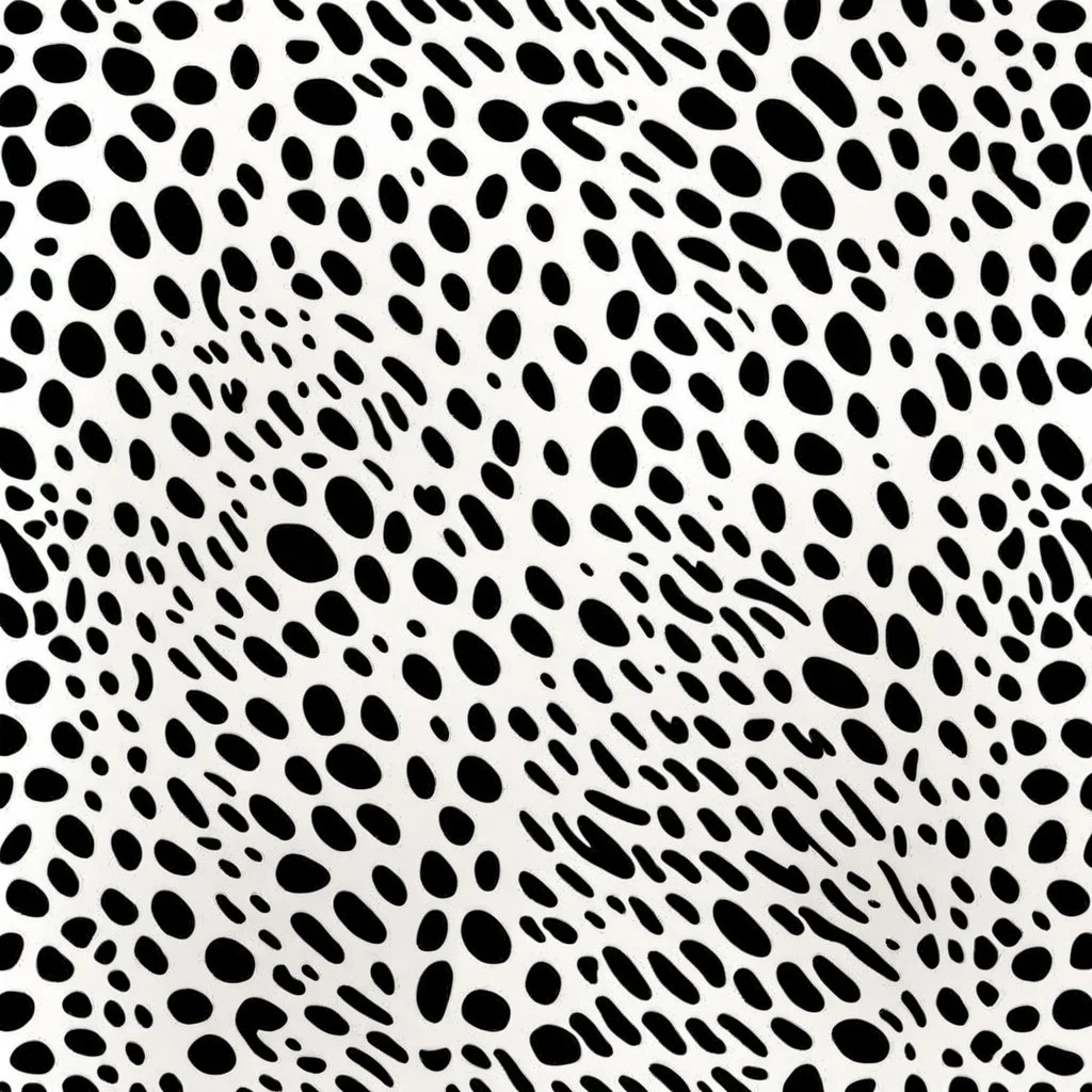 leopard print pattern, black on white vector.