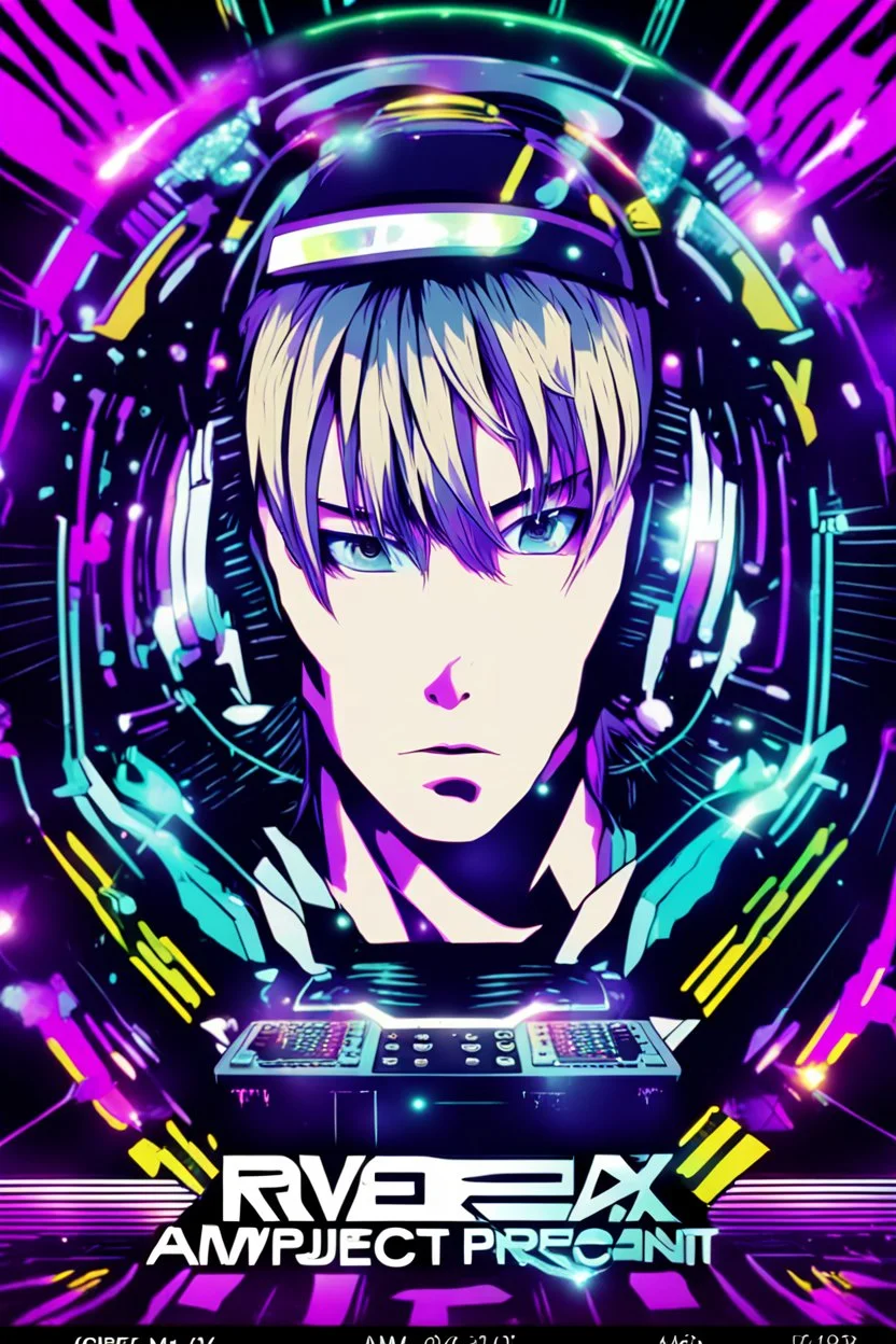 poster for rave project amv ocerload presents dj klorex