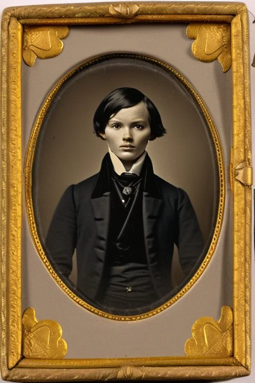Extremely rich swedish young man portrait 1840s