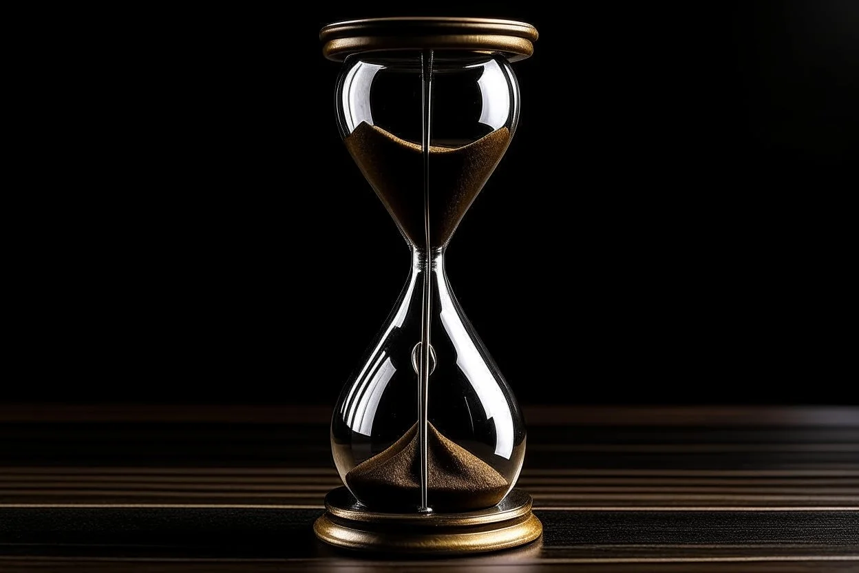 Someone with a hourglass .