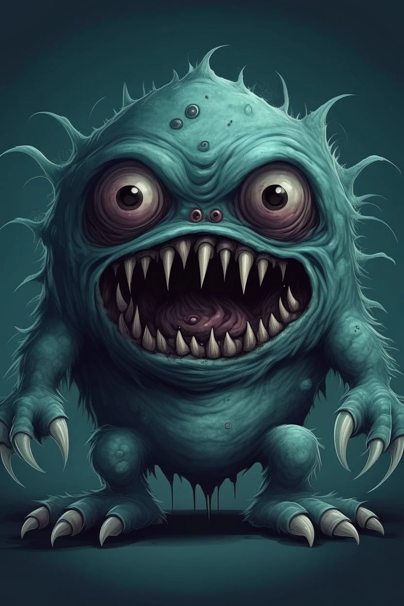 a picture of really scary monster