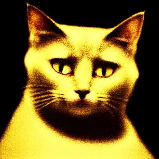 portrait of Cat by Leonardo da Vinci style