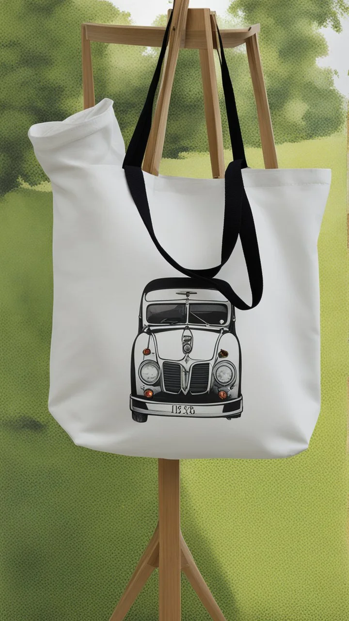 Cotton Tote Bag is plain, with no drawings on it