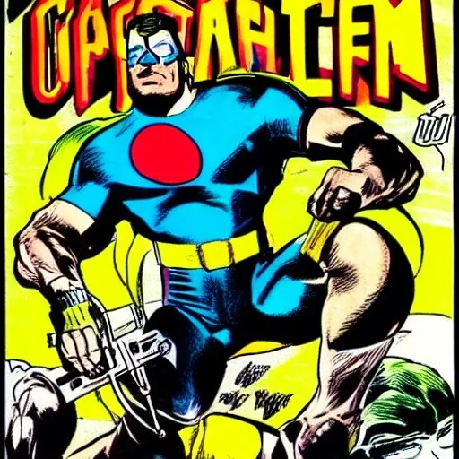 Captain Bullet drawn by Jack Kirby