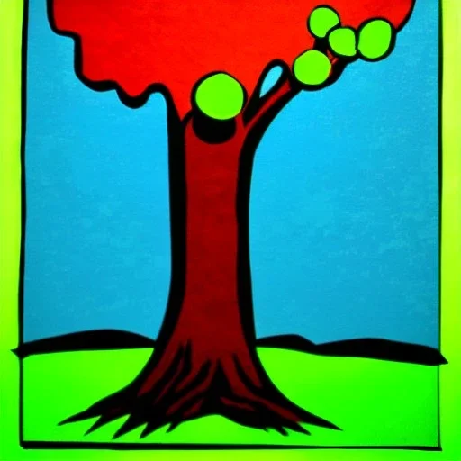 tree pop art