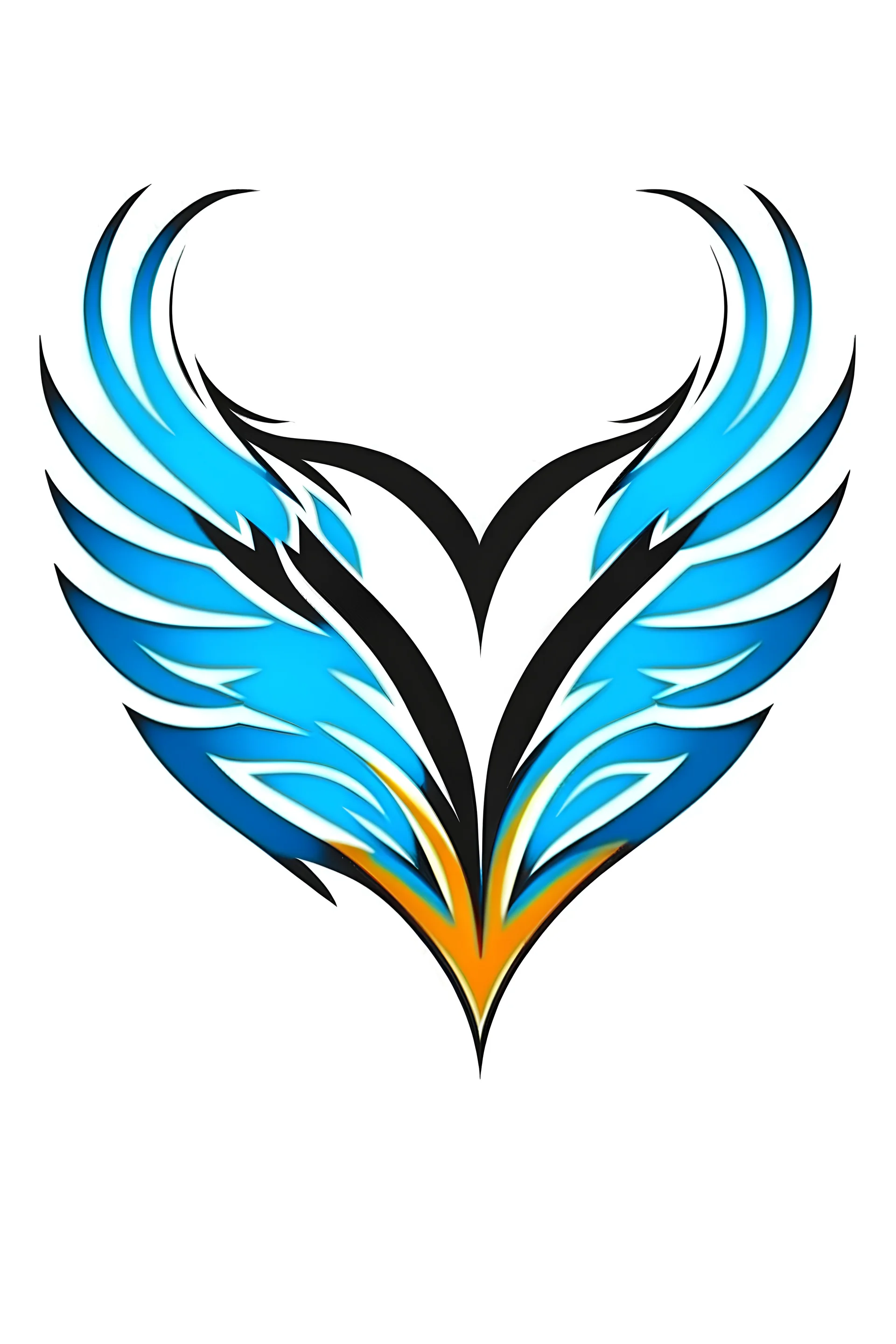 simple basic business logo phoenix