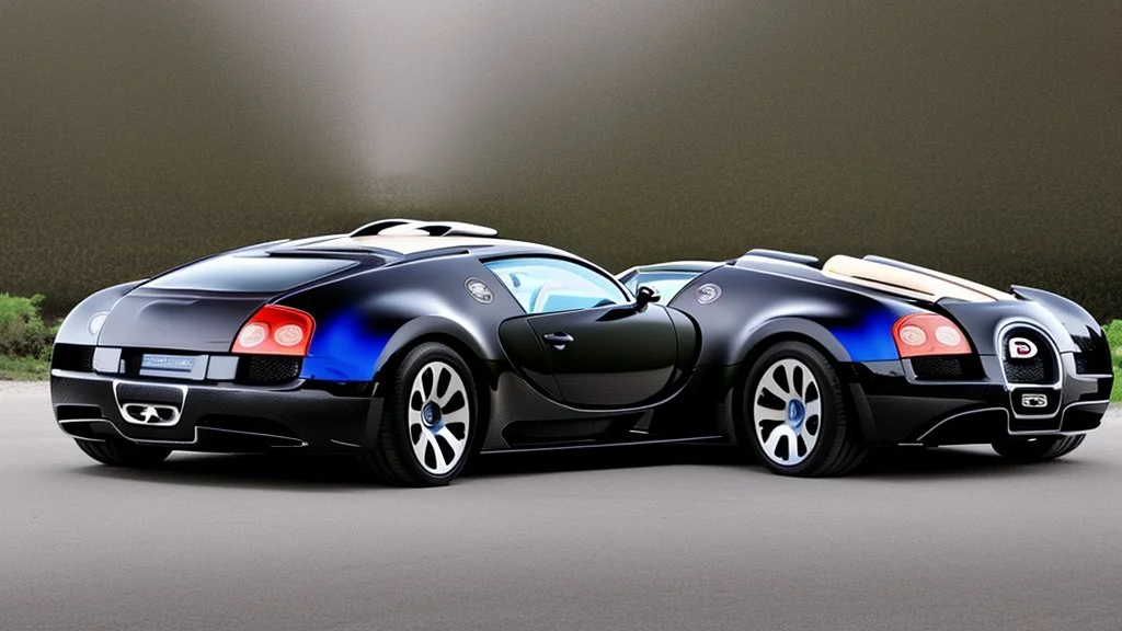 bugatti veyron rear view