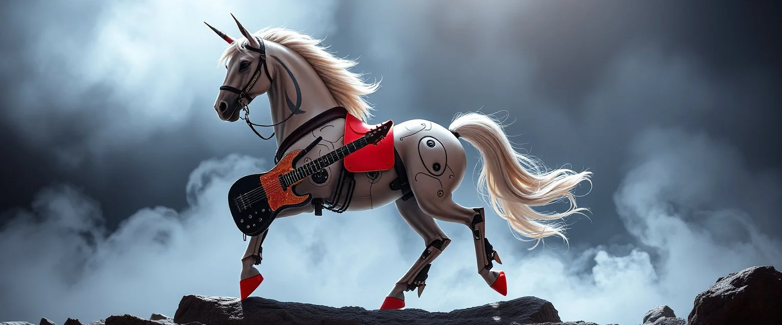 centaur rocker with cyborg horse body