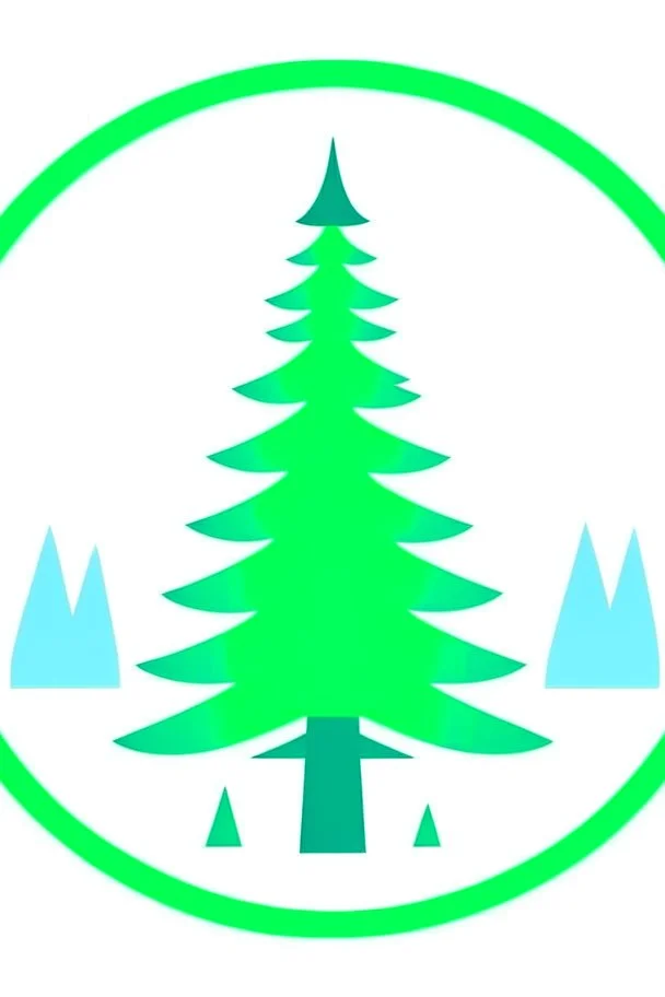 vector icon of a spruce tree