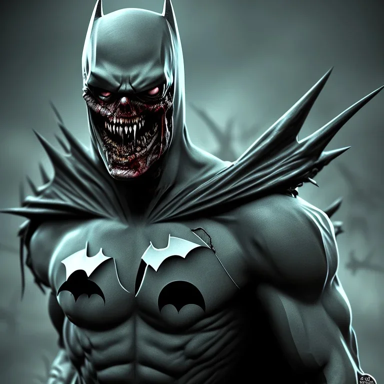 Zombie Batman, photorealistic