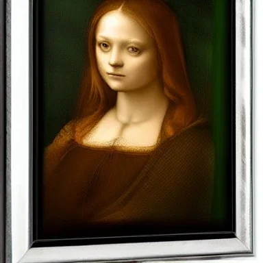 portrait of sky by Leonardo da Vinci