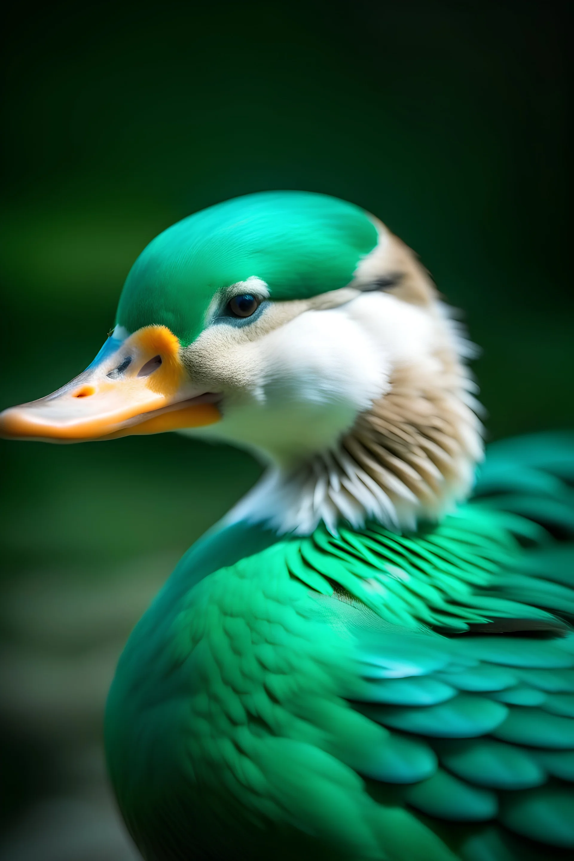 Canard col vert