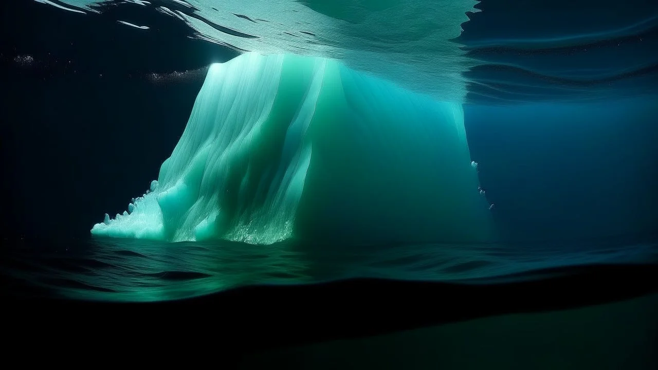 Underwater Iceberg.