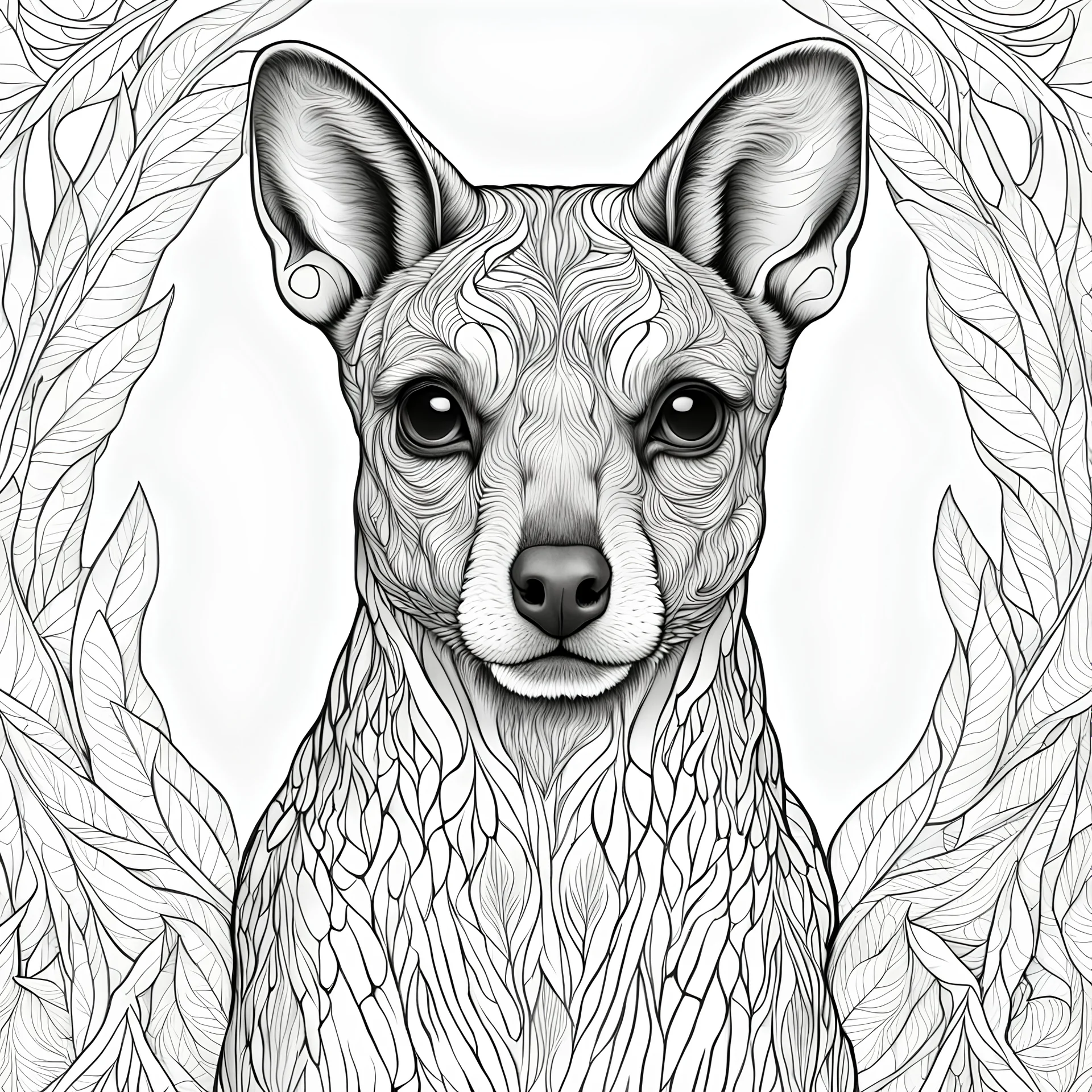 create a coloring book page image of a realistic AXOLOTol in the style of coloring book, easy to color, simple, black and white bold outline, high contrast