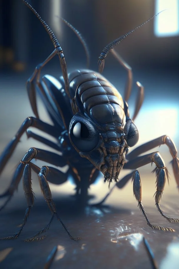 Alien bug,8k,unreal engine, very detailed, realistic, cinema 4D