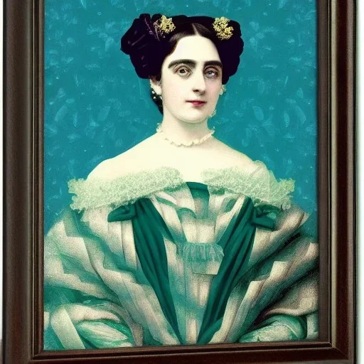 Vaporwave Victorian art