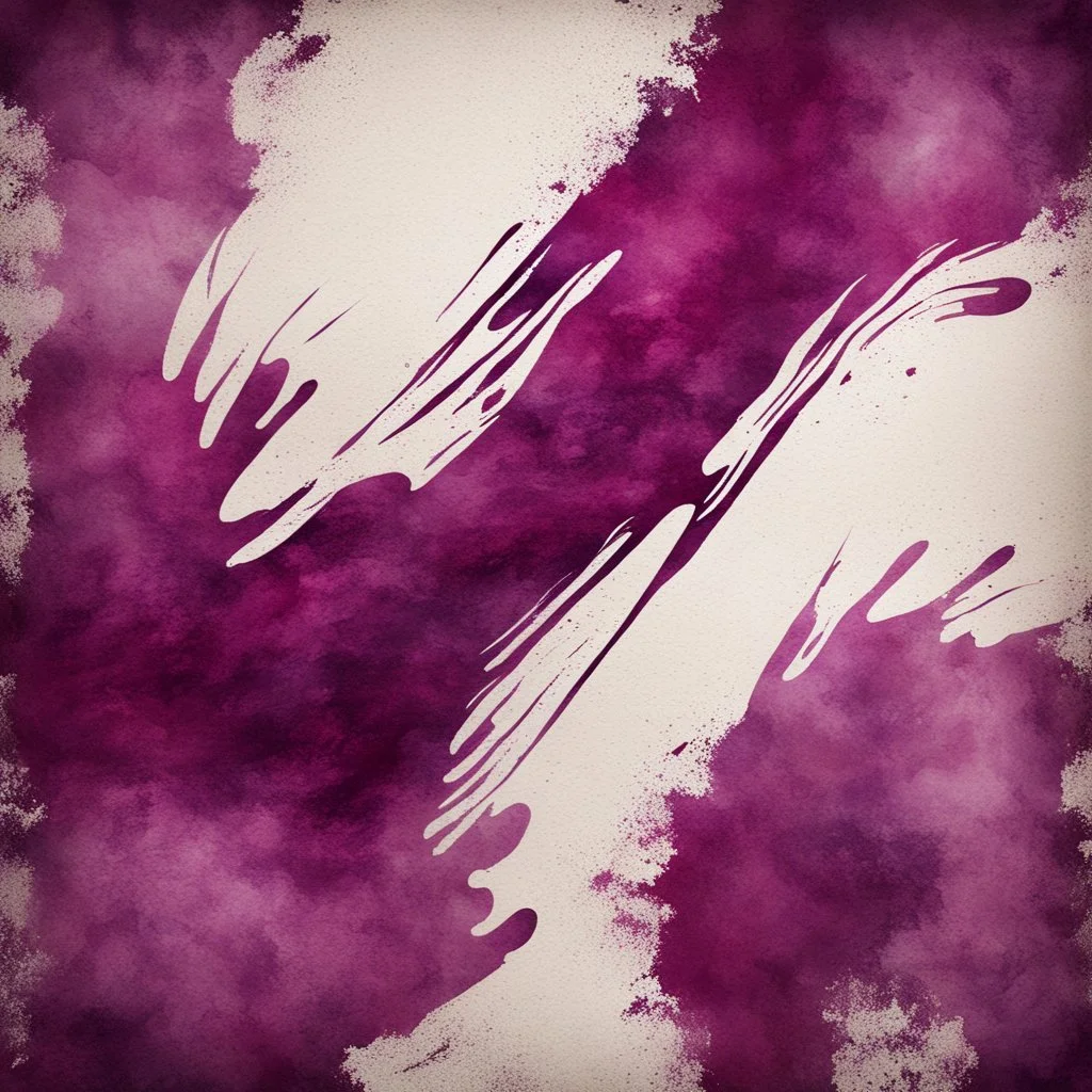 Hyper Realistic marble patterned brush-strokes maroon & purple on rustic grungy background with vignette effect