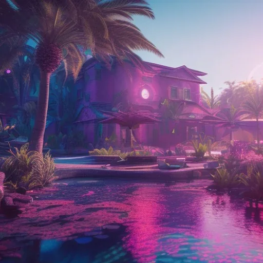 Paradise girl unreal 5, octane render, cinema4d, redshift render, hyper realistic, cenematic, vibrancy, synthwave, retouch, centered, dynamic lighting, dramatic lighting, 4k, highly detailed, attractive beautiful, realistic, virtual reality, epic composition, holographic,